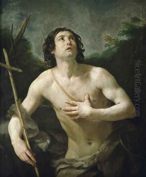 St. John the Baptist Oil Painting by Guido Reni