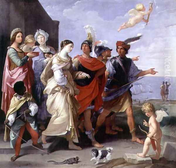 The Abduction of Helen, 1631 2 Oil Painting by Guido Reni