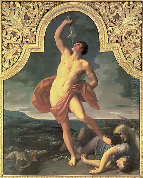 Samson Victorious Oil Painting by Guido Reni