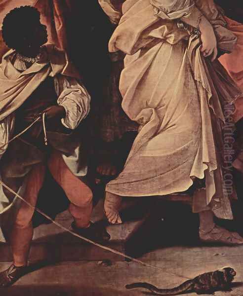 The robbery of Helena, Detail 1 Oil Painting by Guido Reni