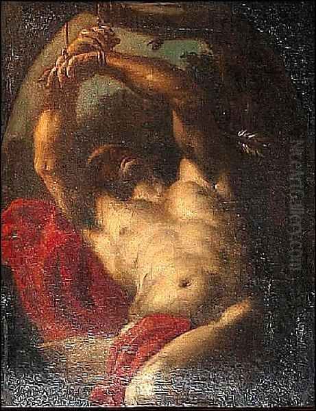 Saint Sebastian 2 Oil Painting by Guido Reni