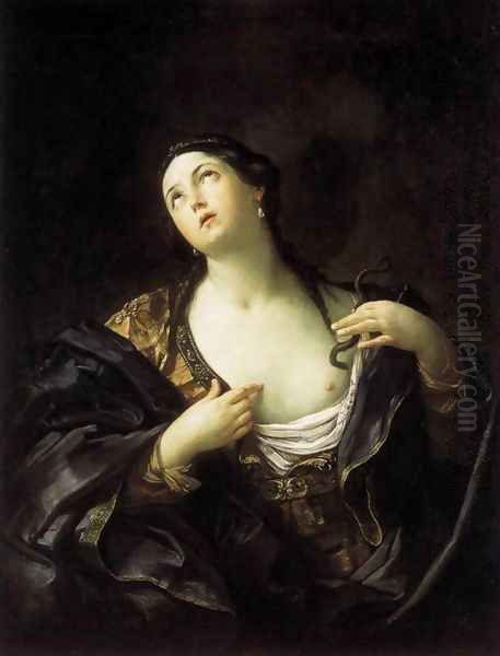 The Death of Cleopatra 2 Oil Painting by Guido Reni