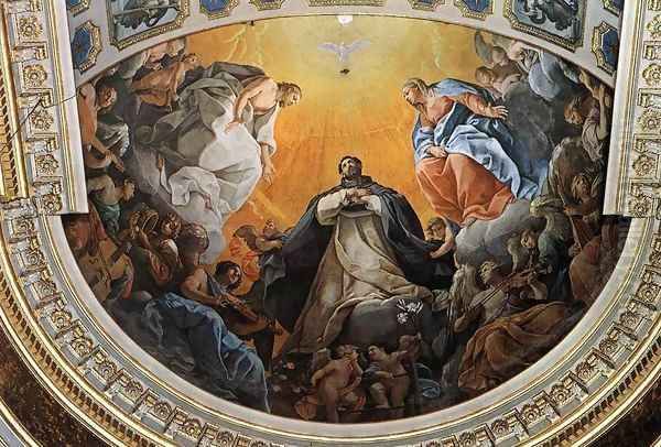 The Glory of St Dominic 2 Oil Painting by Guido Reni