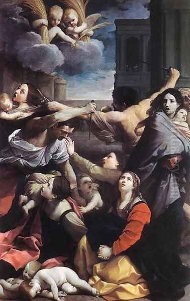 Massacre of the Innocents Oil Painting by Guido Reni