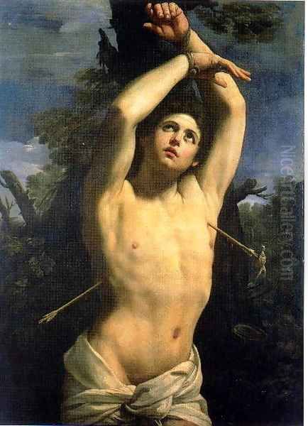 Saint Sebastian Oil Painting by Guido Reni