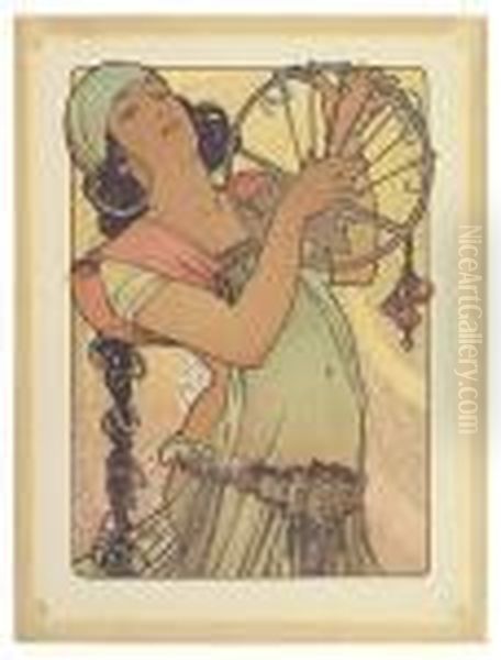 Salome. Oil Painting by Alphonse Maria Mucha