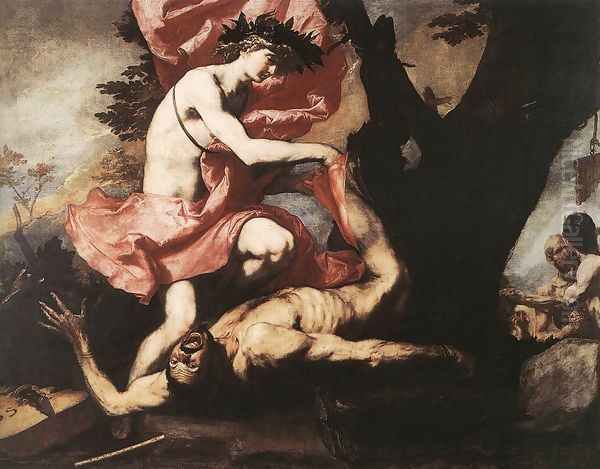 Apollo Flaying Marsyas 1637 Oil Painting by Jusepe de Ribera