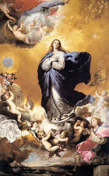 Immaculate Conception 1635 Oil Painting by Jusepe de Ribera