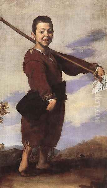 Clubfooted Boy 1642 Oil Painting by Jusepe de Ribera