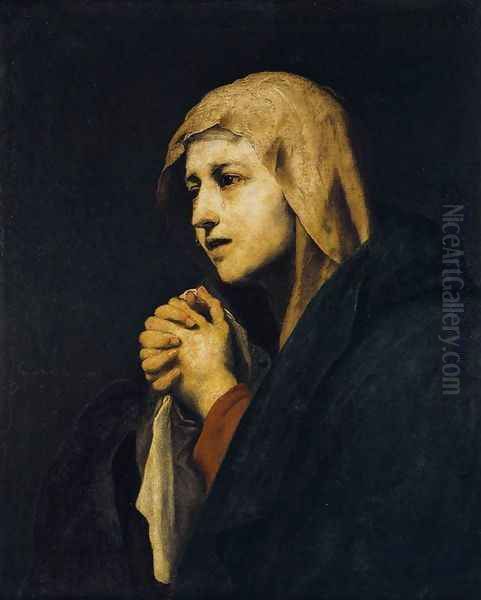 Mater Dolorosa 1638 Oil Painting by Jusepe de Ribera