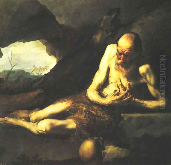 St. Paul the Hermit Oil Painting by Jusepe de Ribera