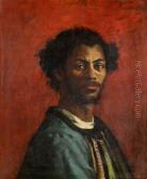 Portret Van Een Oosterling Oil Painting by William James Muller