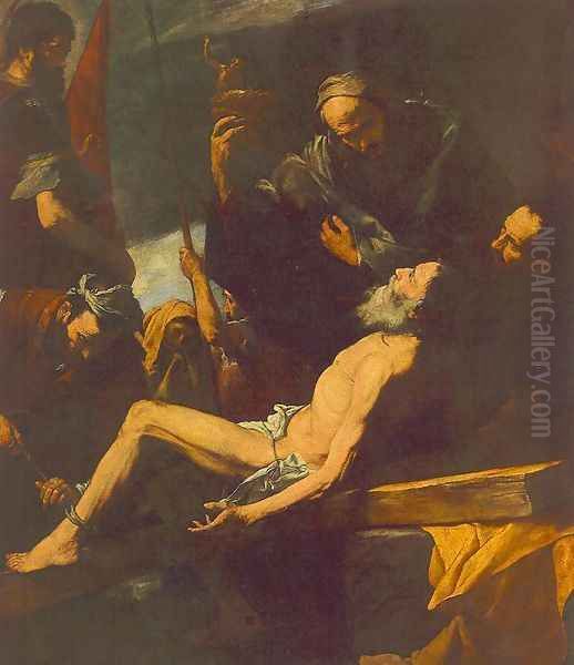 The Martyrdom of St Andrew 1628 Oil Painting by Jusepe de Ribera