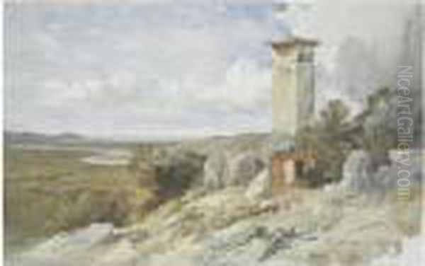 Tombs At Xanthus, Lycia Oil Painting by William James Muller