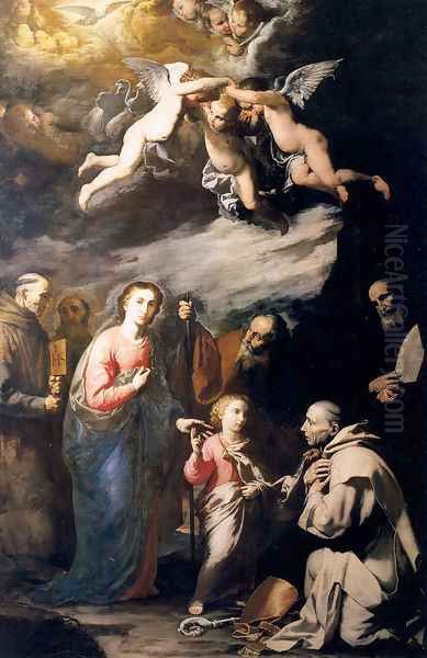 Earthly Trinity 1626 Oil Painting by Jusepe de Ribera