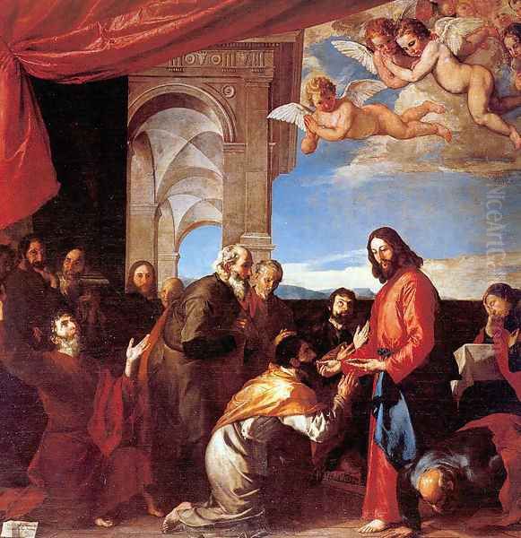 The Communion of the Apostles 1651 Oil Painting by Jusepe de Ribera