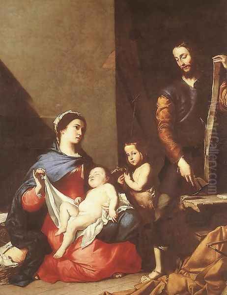 The Holy Family 1639 Oil Painting by Jusepe de Ribera