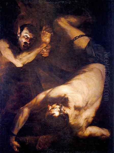 Ixion 1632 Oil Painting by Jusepe de Ribera