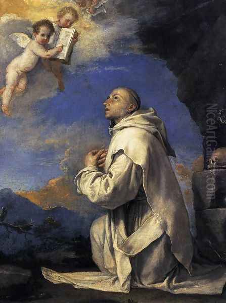 Vision of St Bruno 1643 Oil Painting by Jusepe de Ribera