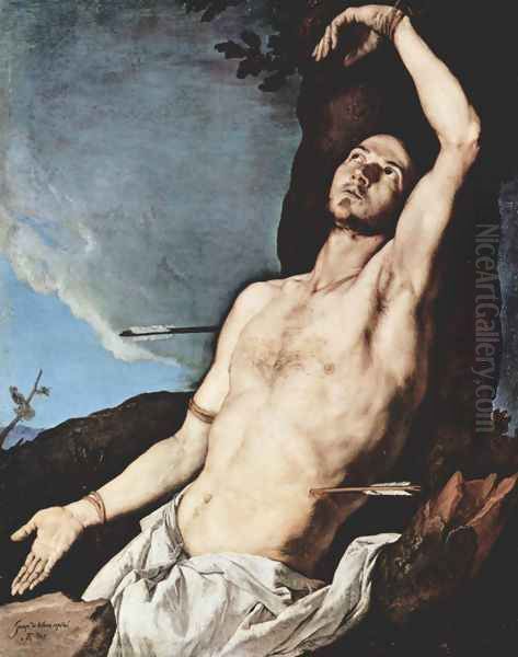 St. Sebastian 2 Oil Painting by Jusepe de Ribera