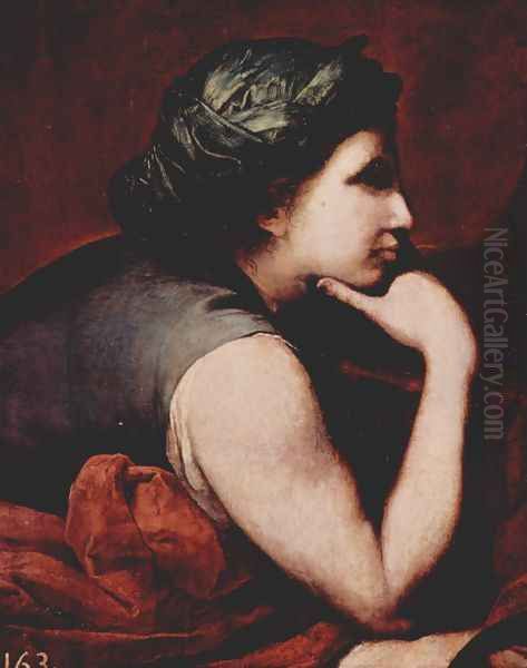 Sybille Oil Painting by Jusepe de Ribera