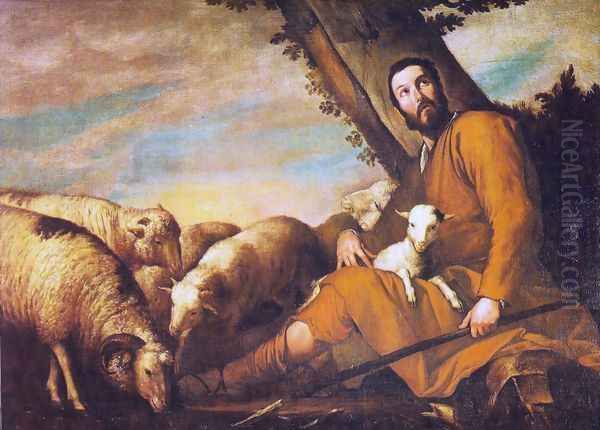 Jacob and the herd Oil Painting by Jusepe de Ribera