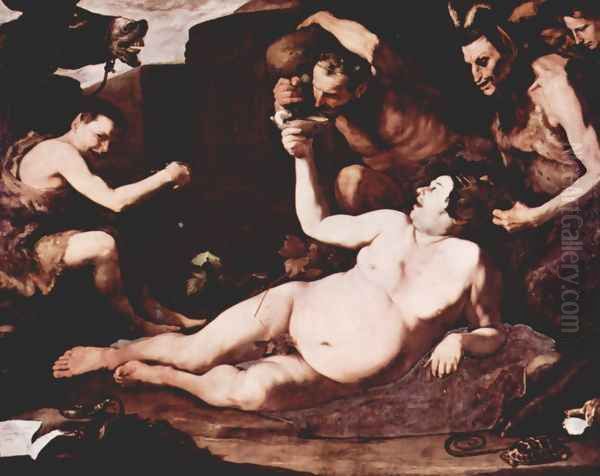 The trunkene Silenus Oil Painting by Jusepe de Ribera