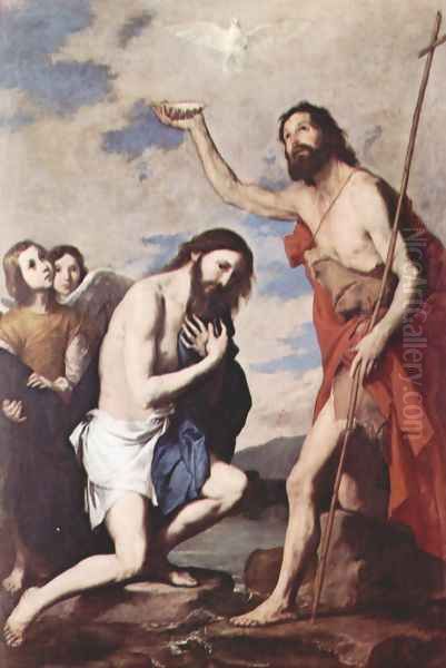 Taufe Christi Oil Painting by Jusepe de Ribera