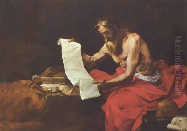 Saint Jérôme Oil Painting by Jusepe de Ribera