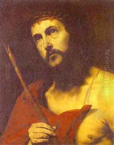 Christ In The Crown Of Thorns Oil Painting by Jusepe de Ribera