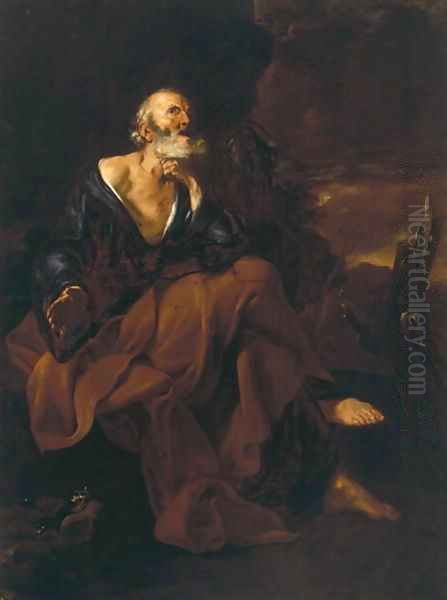 St Peter 2 Oil Painting by Jusepe de Ribera