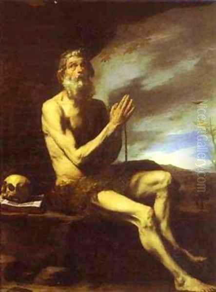 St Paul The Hermit Oil Painting by Jusepe de Ribera