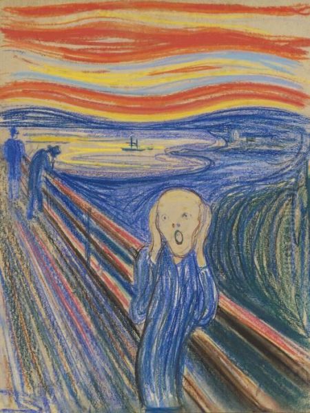 The Scream Oil Painting by Edvard Munch