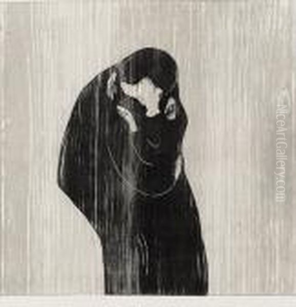 The Kiss Iv Oil Painting by Edvard Munch