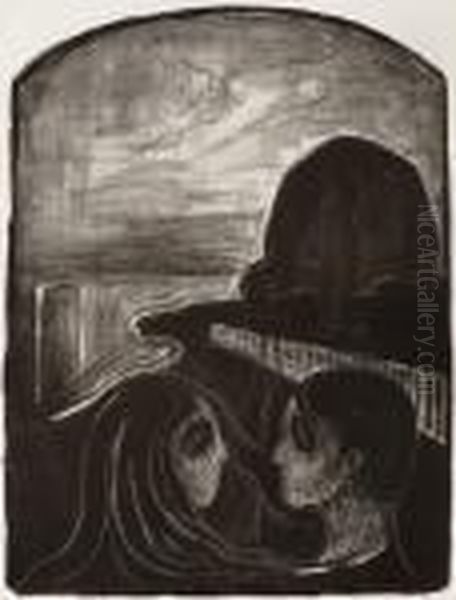 Attraction I Oil Painting by Edvard Munch