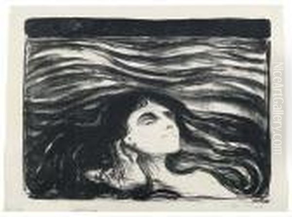 Meer Der Liebe. 1896. Oil Painting by Edvard Munch