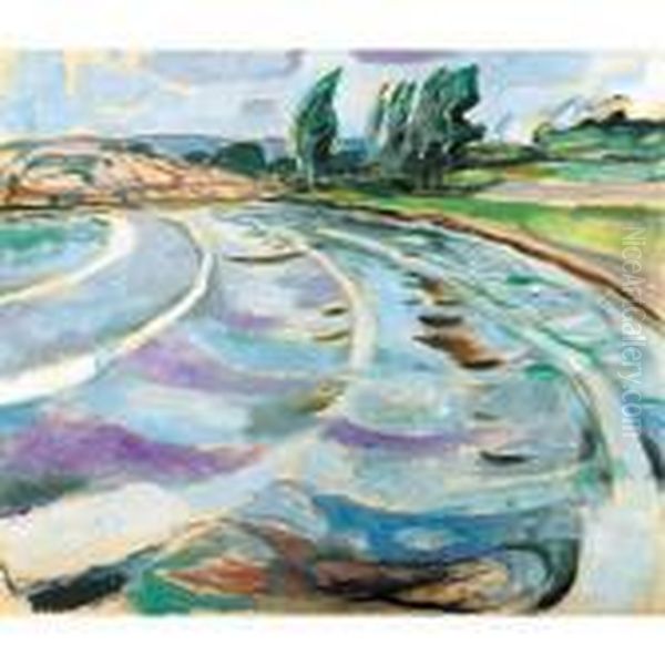 The Wave Oil Painting by Edvard Munch