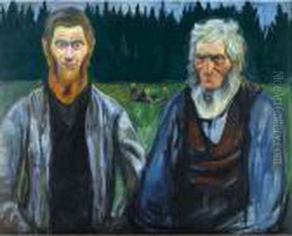 Generations Oil Painting by Edvard Munch