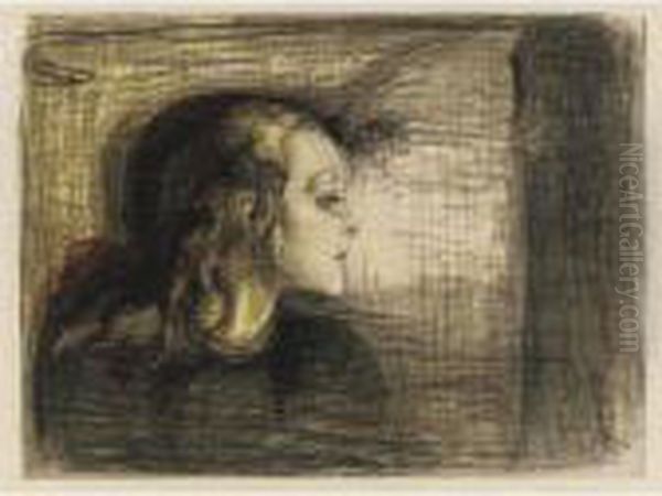 The Sick Child I (das Kranke Kind I) (w. 72; S. 59) Oil Painting by Edvard Munch