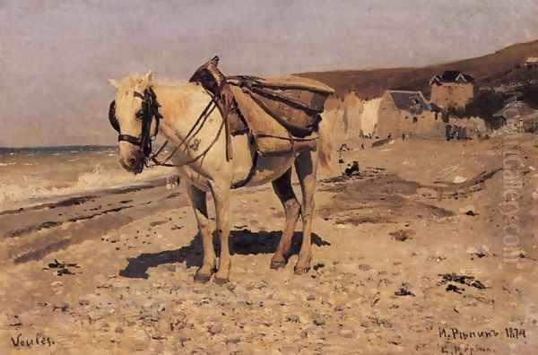 Horse. Viol Oil Painting by Ilya Efimovich Efimovich Repin