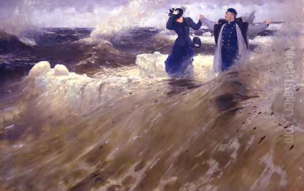 What freedom! Oil Painting by Ilya Efimovich Efimovich Repin