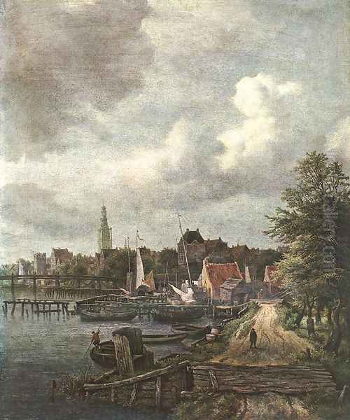 View of Amsterdam Oil Painting by Jacob Van Ruisdael