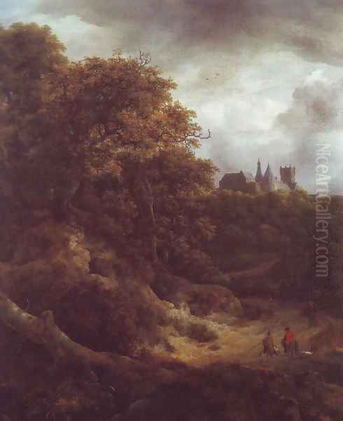 Benthim casle3 Oil Painting by Jacob Van Ruisdael