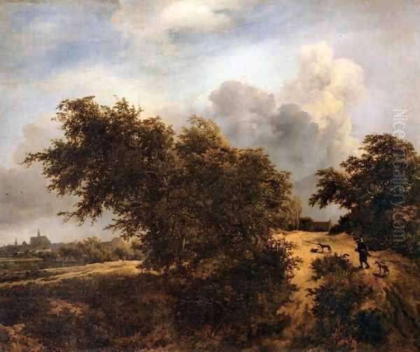 The Thicket (Path in the Haarlem Dunes) Oil Painting by Jacob Van Ruisdael