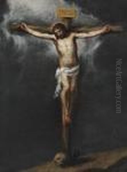 The Crucifixion Oil Painting by Bartolome Esteban Murillo