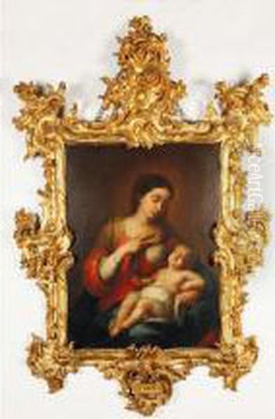 The Madonna And Child Oil Painting by Bartolome Esteban Murillo