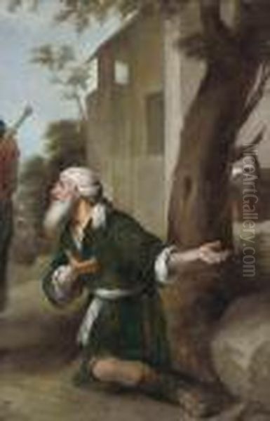 Abraham Oil Painting by Bartolome Esteban Murillo