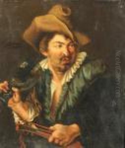 The Drinking Musician Oil Painting by Bartolome Esteban Murillo