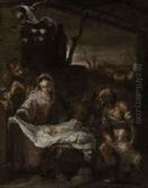 The Adoration Of The Shepherds Oil Painting by Bartolome Esteban Murillo