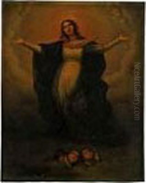 The Virgin In Glory Oil Painting by Bartolome Esteban Murillo